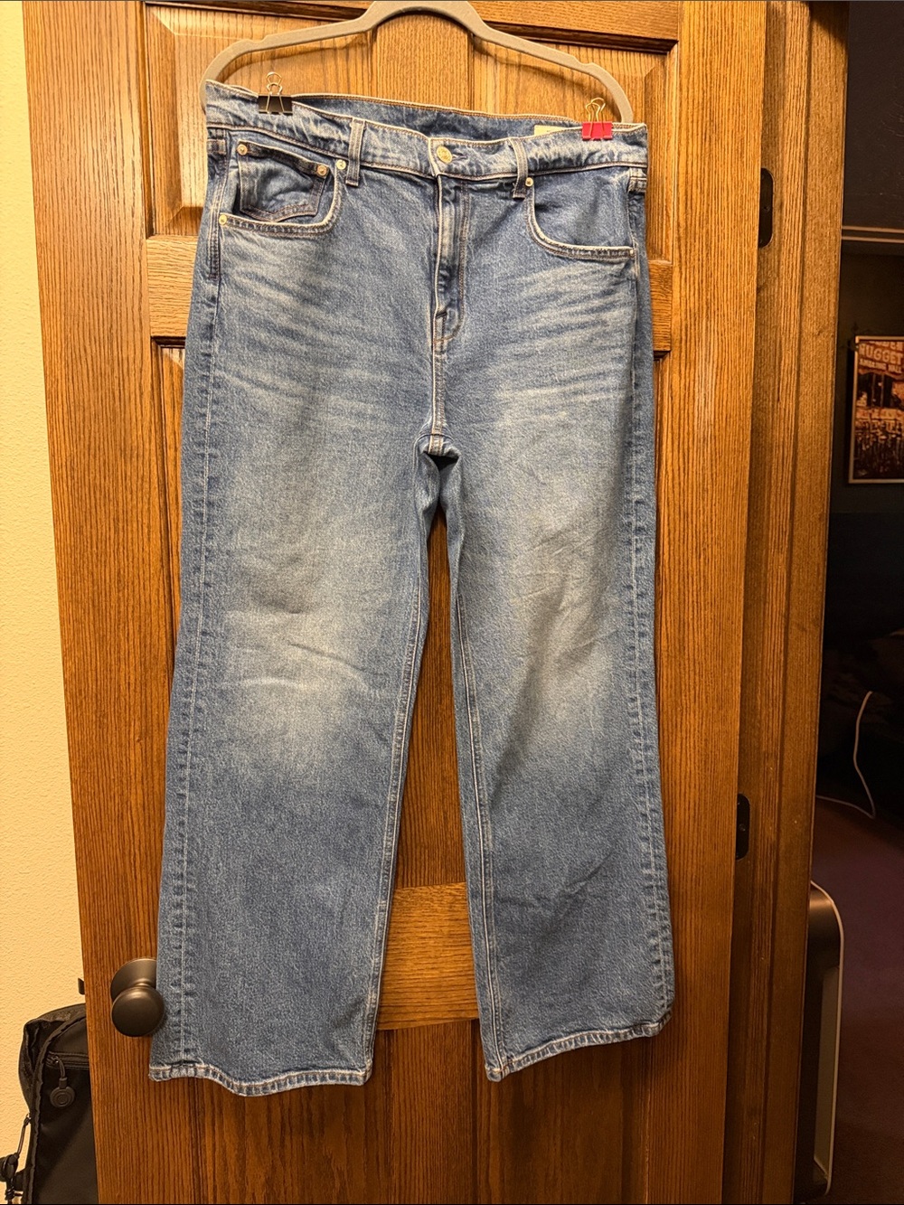 AYR Relaxed Men's Jeans in Light Blue Denim
